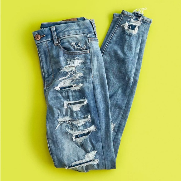 American Eagle Outfitters Denim - AE Ne(x)t Level Curvy High-Waisted Jegging, Size 4